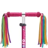 Micro Scooters Things That Go>Micro Scooter Handle Bar Ribbons - Neon & Blue