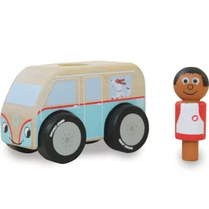 Indigo Jamm Wooden Toys>Mini Colin Campervan & Joe - 18M+