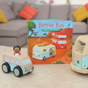 Indigo Jamm Wooden Toys>Mini Colin Campervan & Joe - 18M+