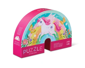 Crocodile Creek Travel | Puzzles>Mini Puzzle - Sweet Unicorn - 12 Piece - 2+