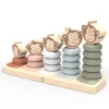 Speedy Monkey Wooden Toys>Monkey Family Stacker - 12M+