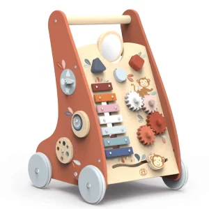 Speedy Monkey Wooden Toys | 1st Birthday>Multi Activity Push Toy - Activity Walker - 12M+