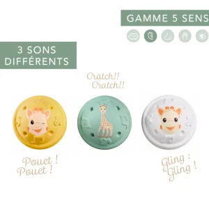 Sophie La Giraffe Baby>3 Musical Balls - 0+