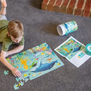 Crocodile Creek Puzzles>36 Ocean Animals Puzzle - 100 pieces - 5+