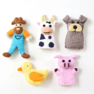 Tara Treasures Travel | Eco>Old MacDonald - Finger Puppet Set
