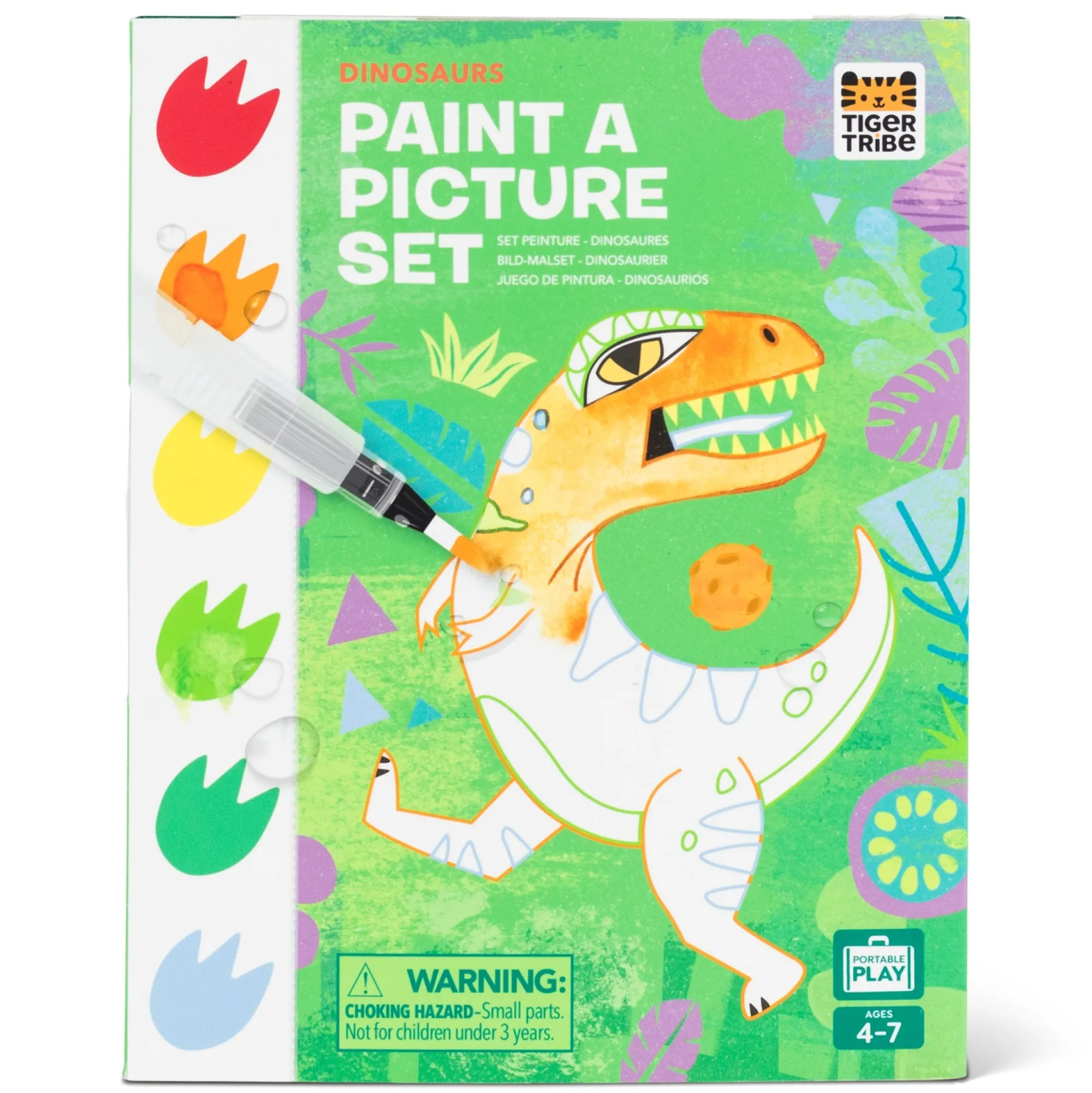 paint_a_picture_set__dino_6.webp Tiger Tribe Travel | Art & Craft>Paint a Picture Set - Dinosaurs - 4+