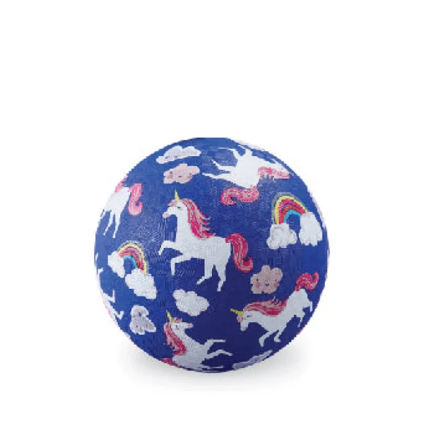 Crocodile Creek Activity>5"Playground Ball - Unicorn (Purple)