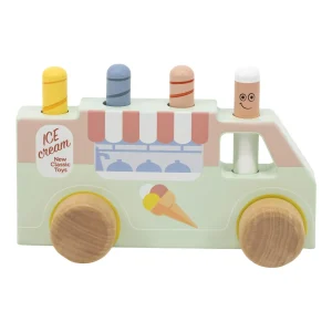 New Classic Toys Wooden Toys>Pop Up Ice Cream Truck - 2+