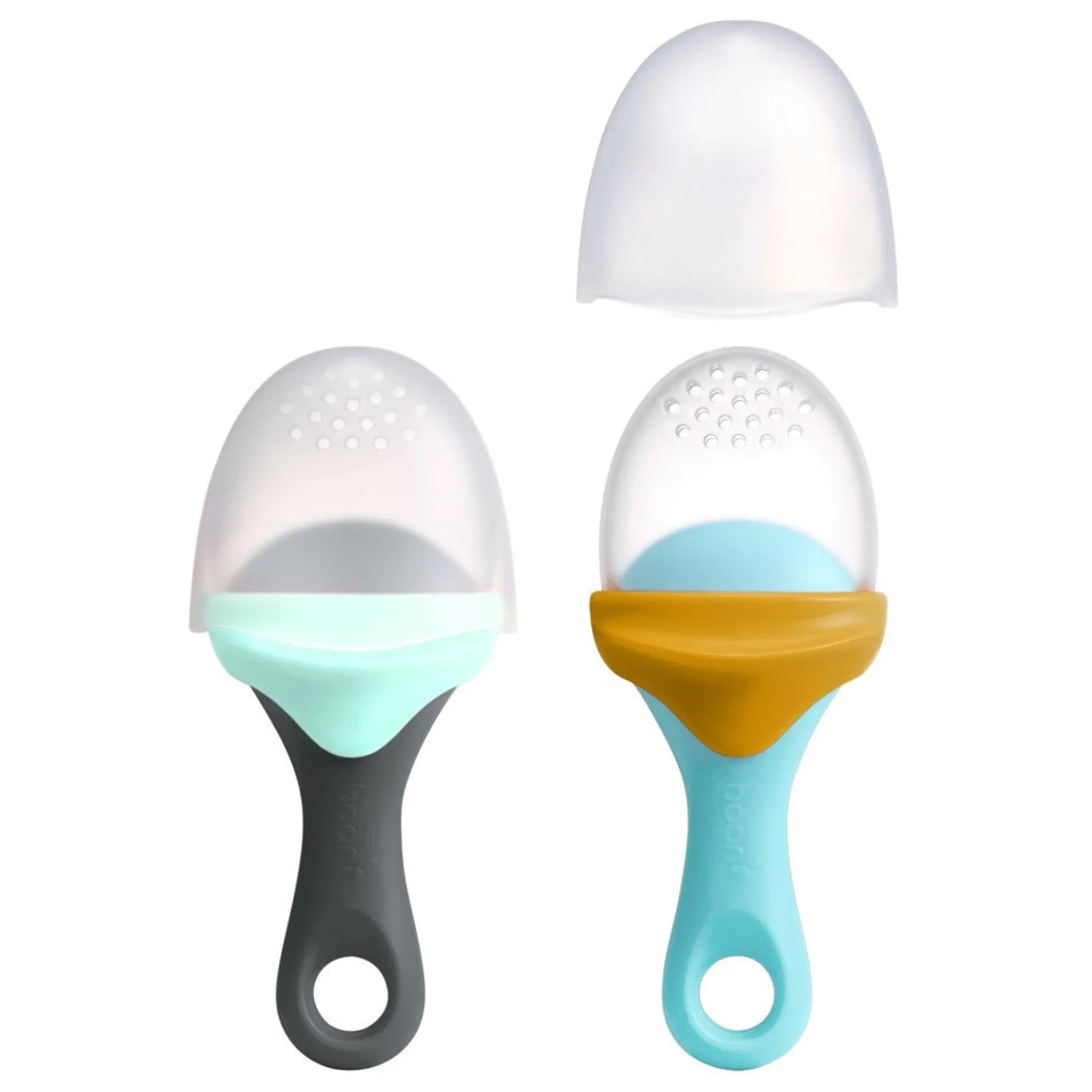 pulp__silicone_feeder__pa_1.webp BOON Feeding & Hydration>Pulp - Silicone Feeder 2 pack Mint & Charcoal - 6M+