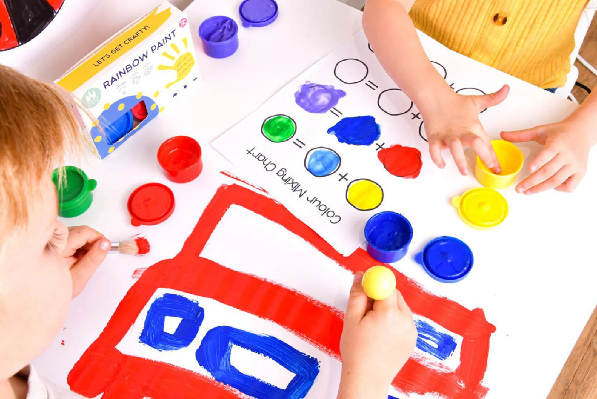 rainbow_finger_paints__m_6.webp Castle & Kite Art & Craft>Rainbow Finger Paints - 12M+