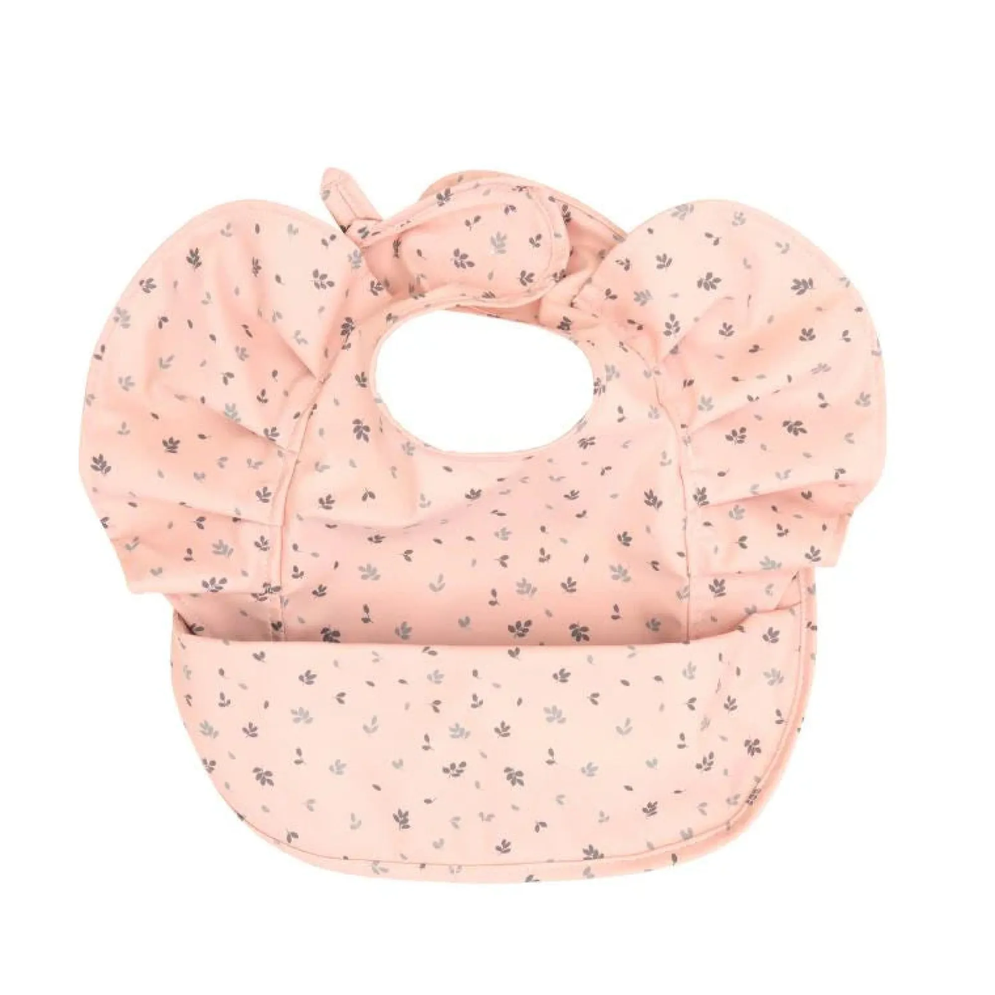 recycled_frills_bib__leav_0.webp All4Ella Eco | Feeding & Hydration>Recycled Frills Bib - Leaves