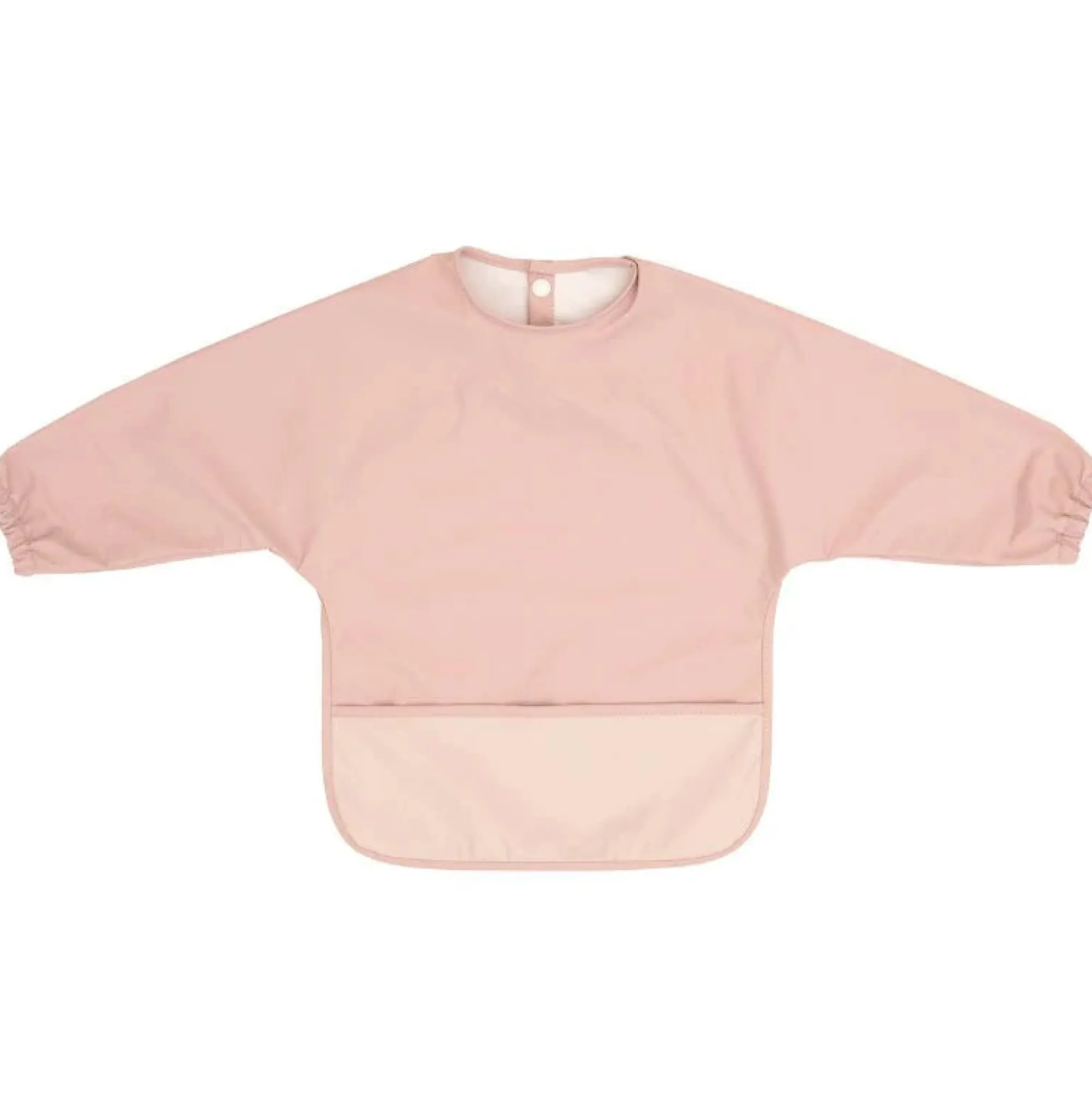 recycled_long_sleeve_smoc_0.webp All4Ella Eco | Feeding & Hydration>Recycled Long Sleeve Smock Bib Pink - 6M+