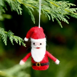 Tara Treasures Christmas>Santa Felt Decoration