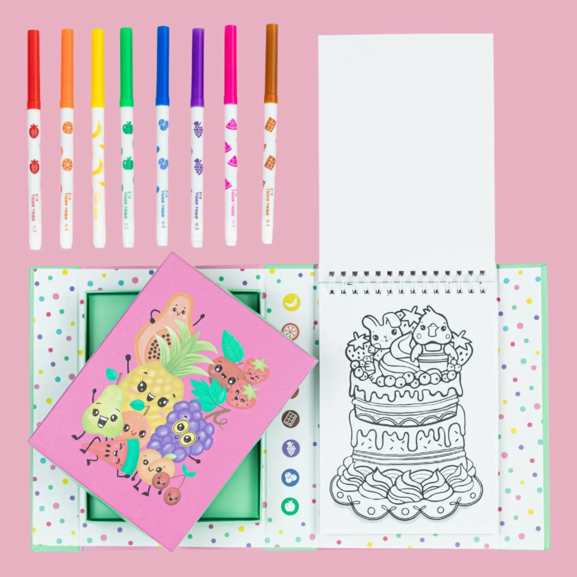 scented_colouring__fruity_0.webp Tiger Tribe Art & Craft>Scented Colouring - Fruity Cutie - 4+
