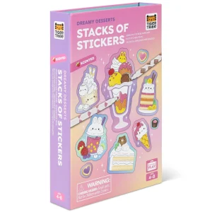 Tiger Tribe Art & Craft>Scented Stacks of Stickers - Dreamy Desserts - 4+