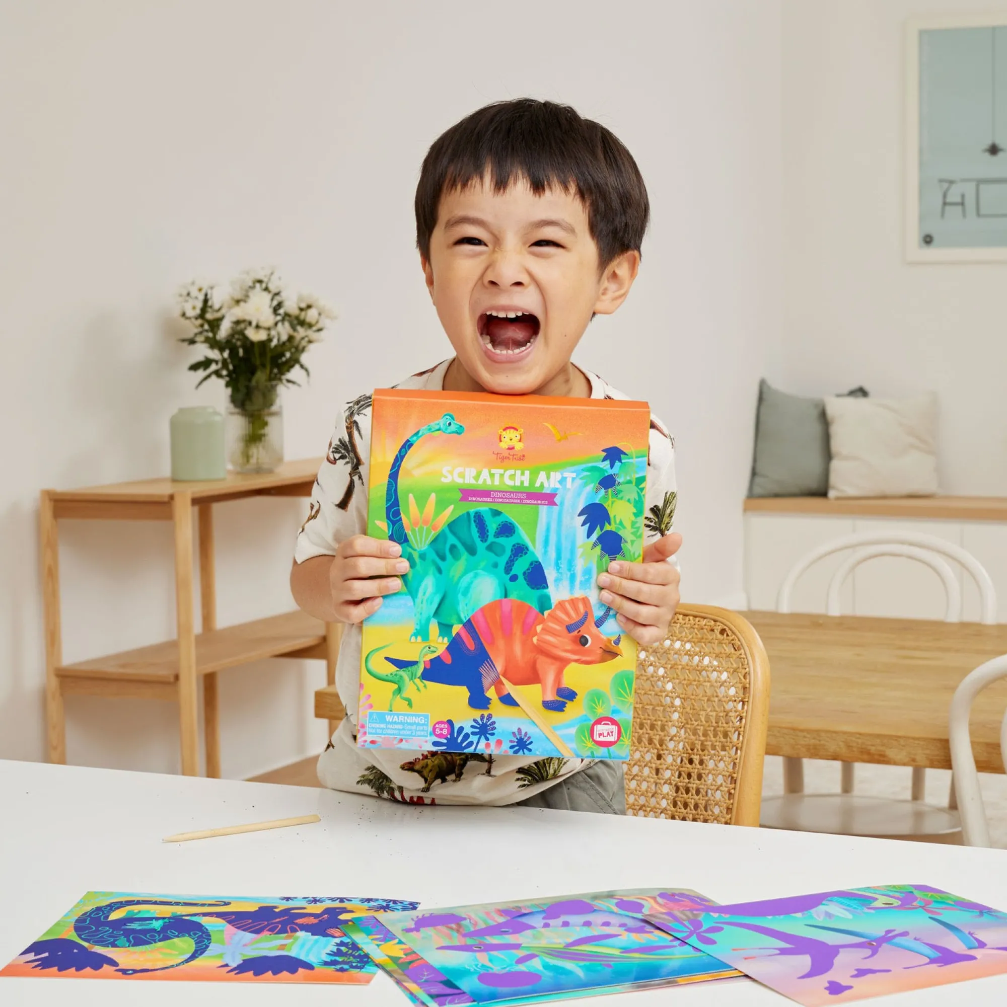 scratch_art___dinosaurs___3.webp Tiger Tribe Art & Craft>Scratch Art - Dinosaurs - 5+