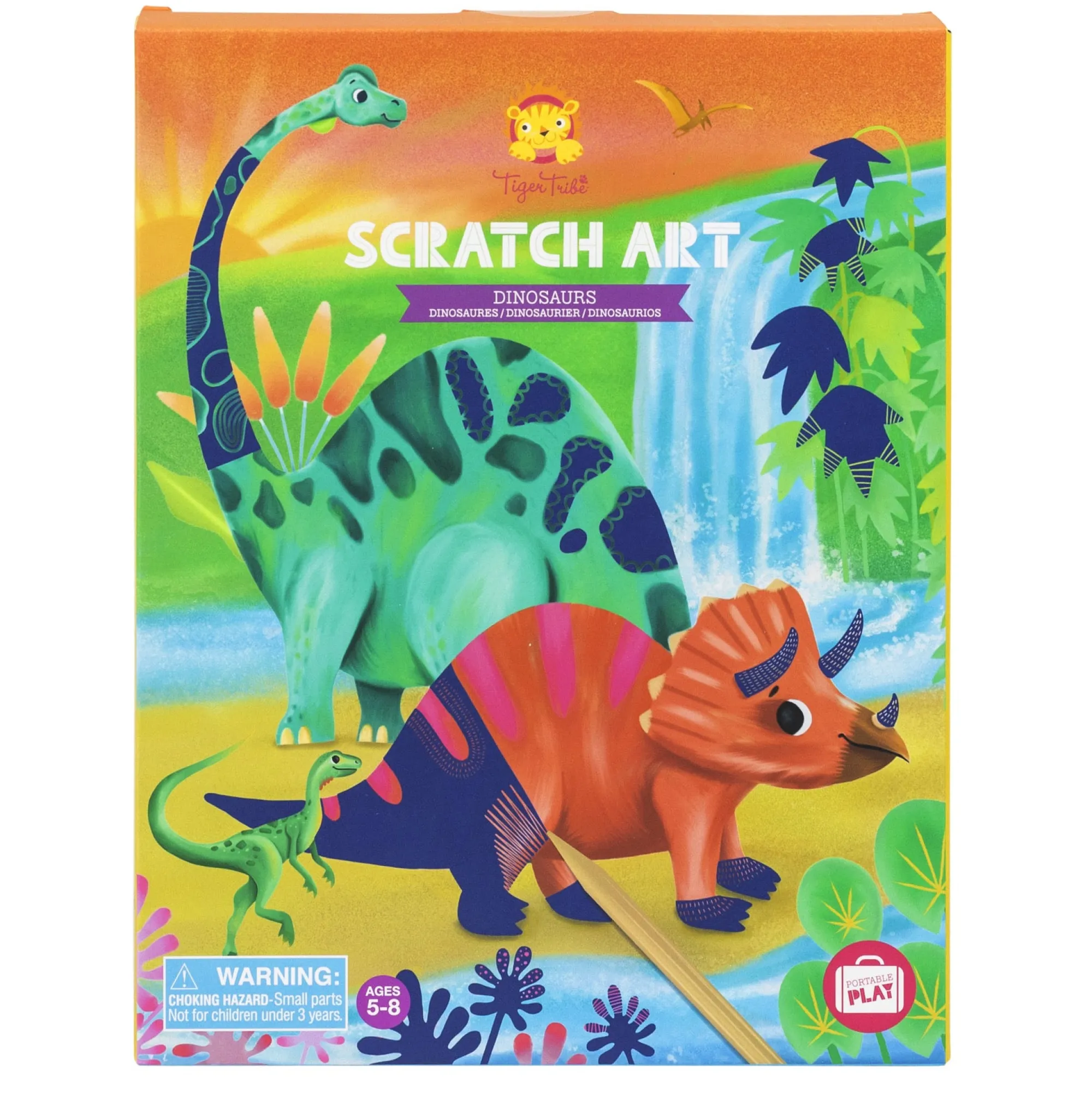 scratch_art___dinosaurs___5.webp Tiger Tribe Art & Craft>Scratch Art - Dinosaurs - 5+