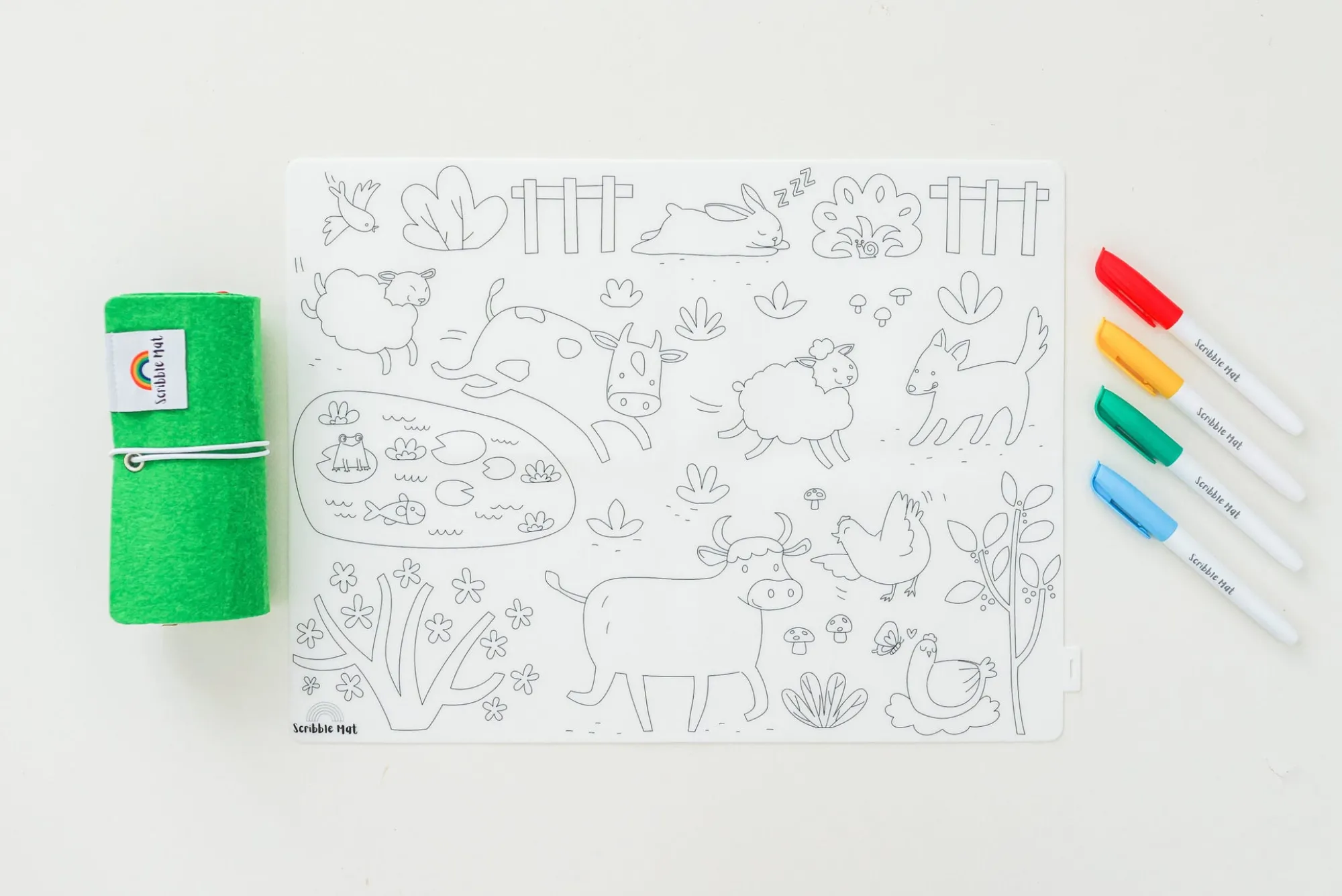 scribble_mat__on_the_farm_0.webp Scribble Mat Travel | Art & Craft>- On the Farm - 3+