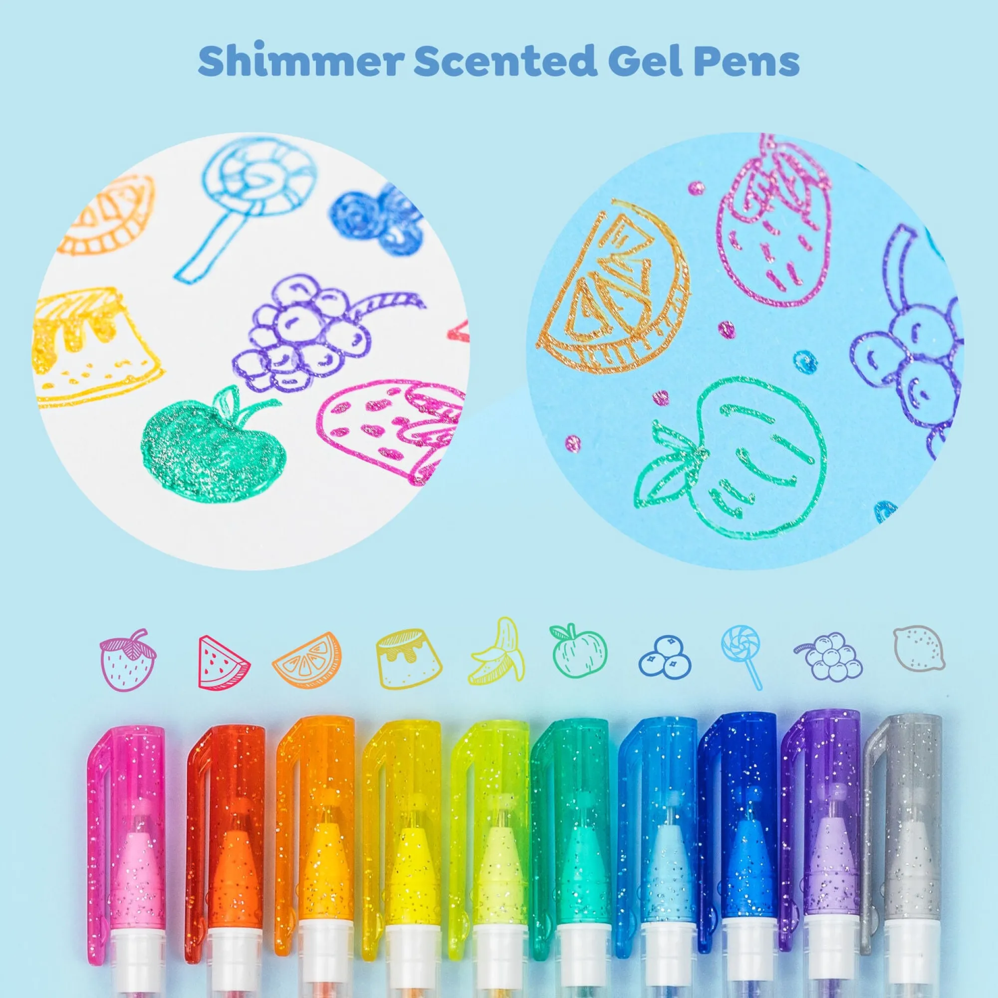 shimmer_scented_gel_pens__1.webp Tiger Tribe Art & Craft>Shimmer Scented Gel Pens - 5+