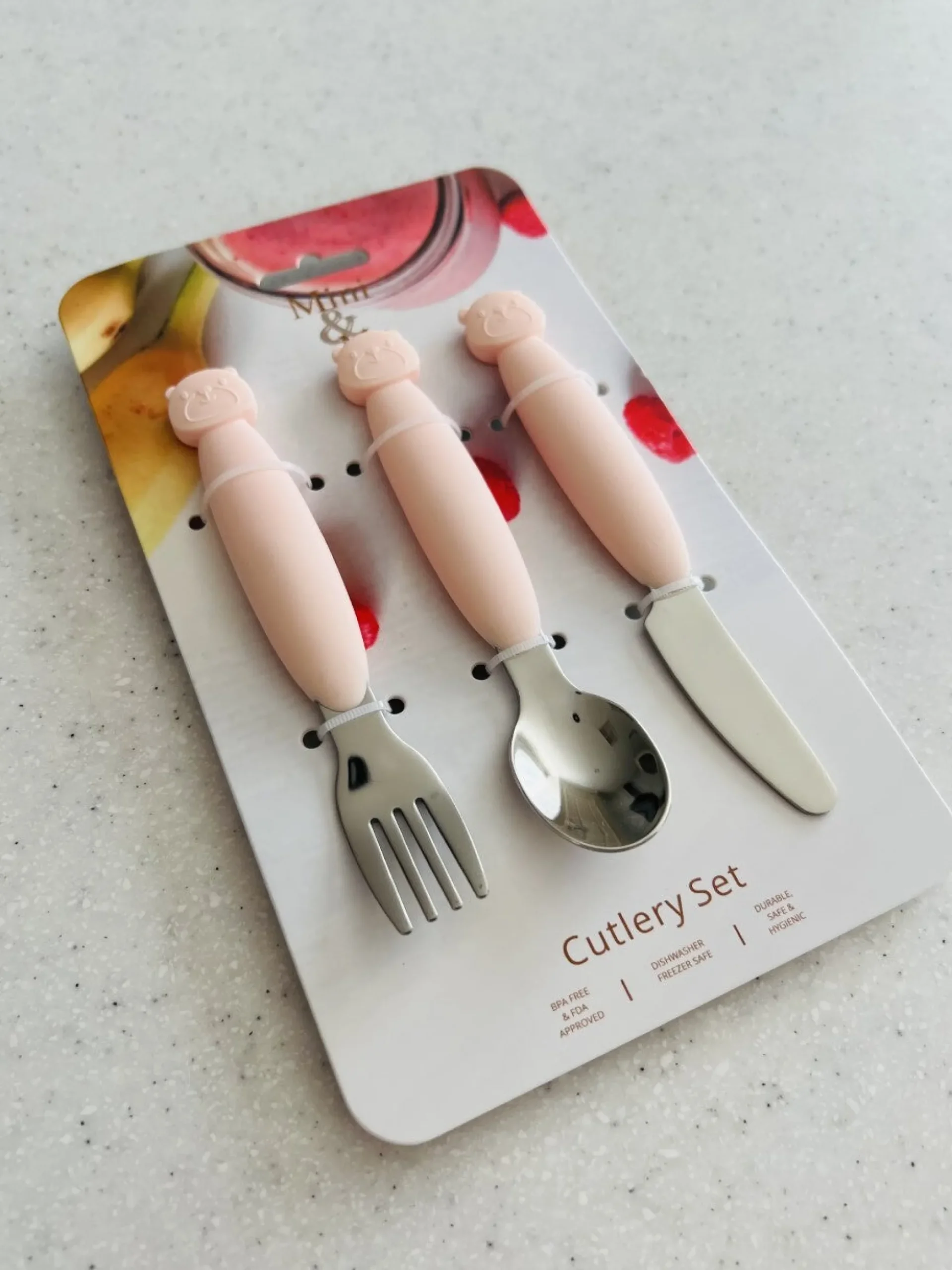 silicone__metal_cutlery_s_1.webp Mini & Me Travel | Feeding & Hydration>Silicone & Metal Cutlery Sets - 3 colours