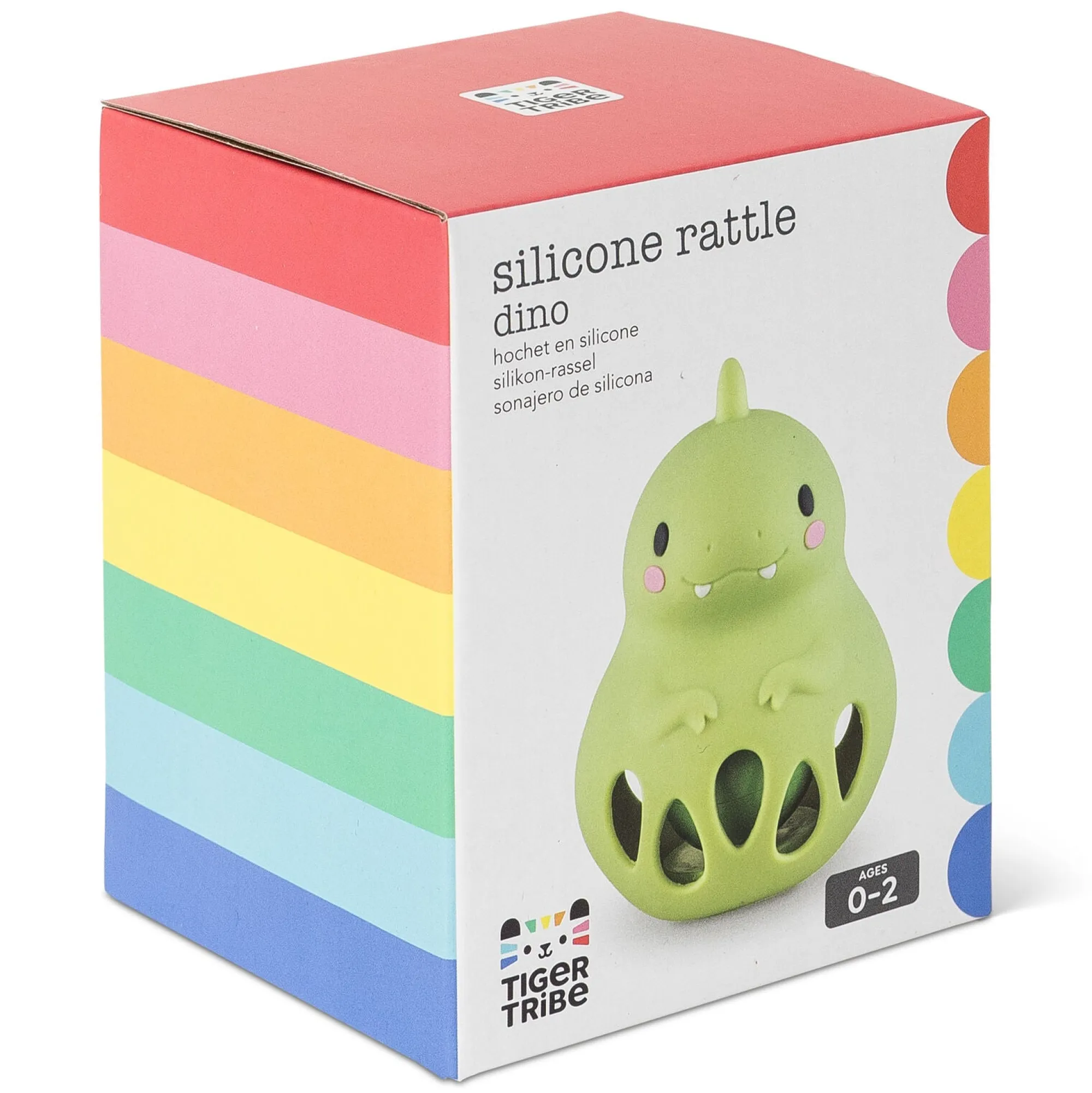silicone_rattle_dino___6.webp Tiger Tribe Teethers & Rattles | Baby>Silicone Rattle Dino - 0+
