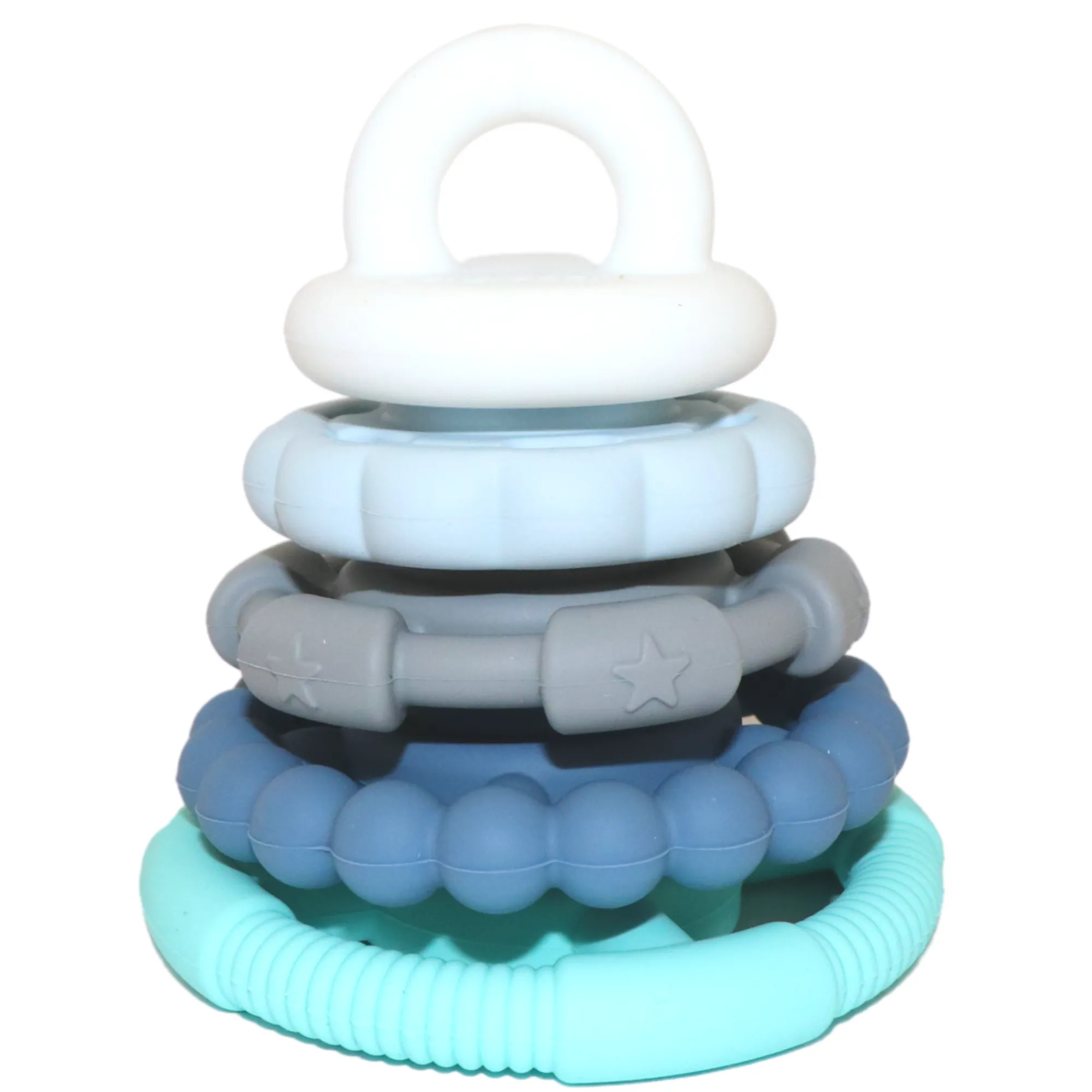 silicone_stacker__teether_10.webp Jellystone Teethers & Rattles | Baby>Silicone Stacker & Teether Toy - 0+ (9 styles)