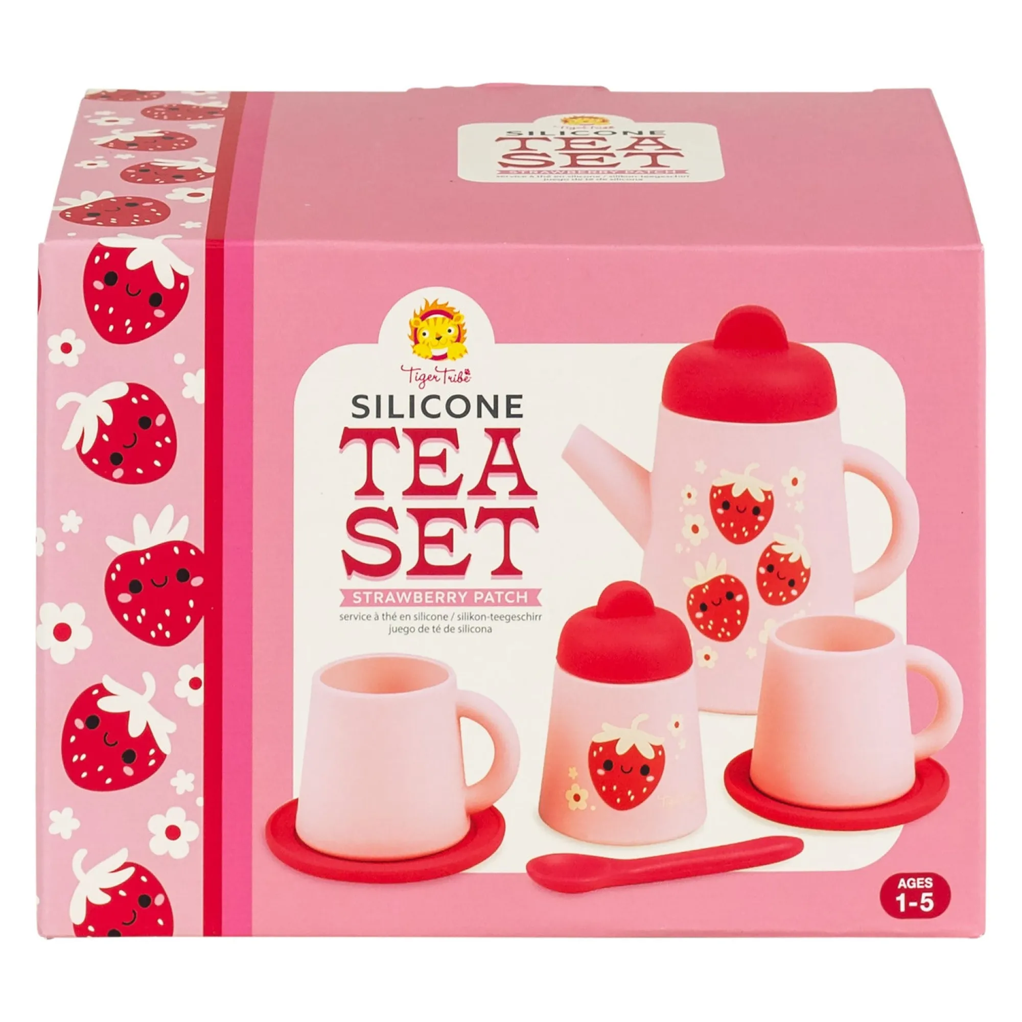 silicone_tea_set__strawbe_0.webp Tiger Tribe Pretend Play>Silicone Tea Set - Strawberry Patch - 12M+