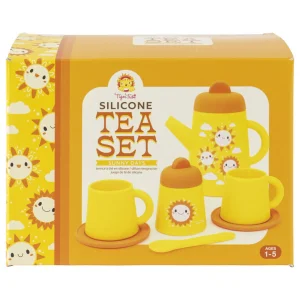 Tiger Tribe Pretend Play | 1st Birthday>Silicone Tea Set - Sunny Days - 12M+