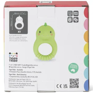 Tiger Tribe Teethers & Rattles | Baby>Silicone Teether Dino - 0+