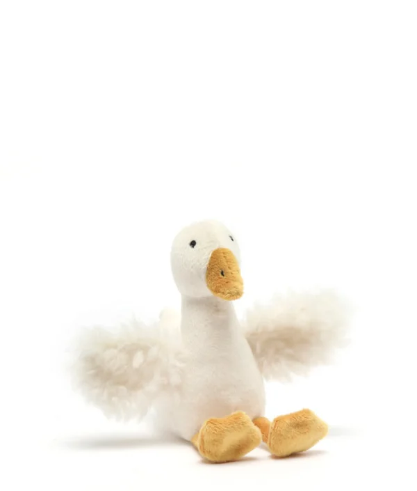 Nana Huchy Soft Toys | Teethers & Rattles>Snowy the Goose Rattle - 0+