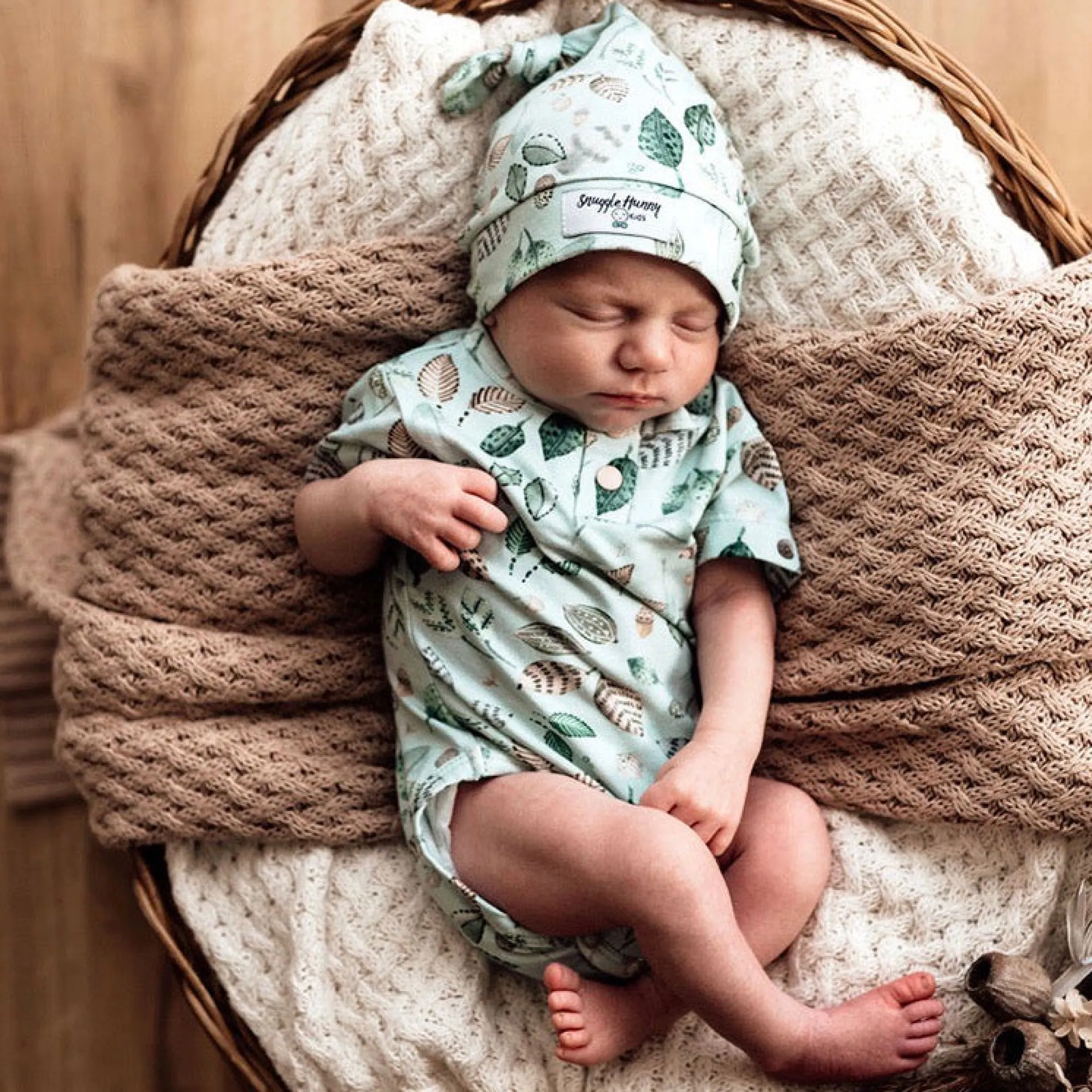 snuggle_hunny__daintree_s_1.webp Snuggle Hunny Outlet>- Daintree Short Sleeve Bodysuit - Newborn 0000