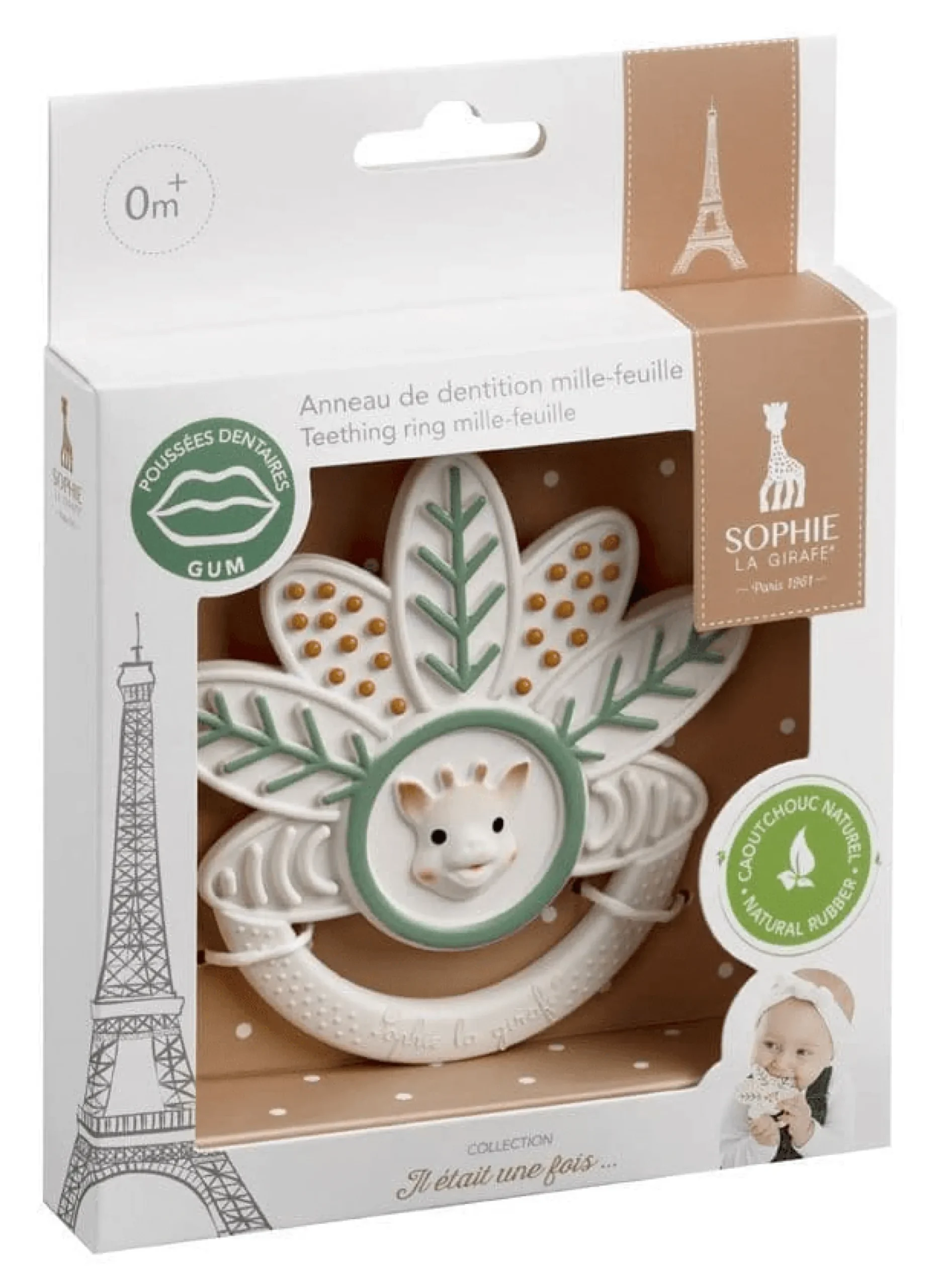 sophie_girafe__mille_feui_1.webp Sophie La Giraffe Outlet>Sophie Girafe - Mille Feuille Teething Ring - 0+