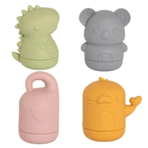 All4Ella Bath Time>Squeezy Silicone Bath Toys - Animal Friends - 6M+