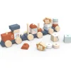 Speedy Monkey Wooden Toys | 1st Birthday>Stacking Train - 12M+
