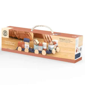 Speedy Monkey Wooden Toys | 1st Birthday>Stacking Train - 12M+