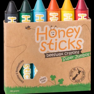 Honeysticks Eco | Art & Craft>Super Jumbo Long Crayons - 12M+
