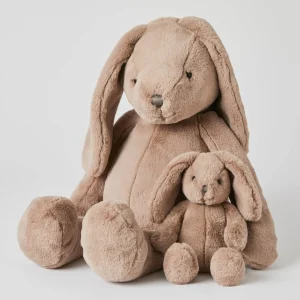 Jiggle & Giggle Soft Toys | Baby>Taupe Plush Bunny - Small - 0+