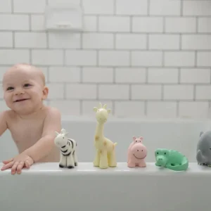 Tikiri Teethers & Rattles | Bath Time>Natural Rubber Hevea Teether, Rattle, Bath Toy - (13 Animals) Sale