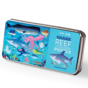 Crocodile Creek Travel | Puzzles>Tin Puzzle - 50 pieces - Shark Reef - 4+