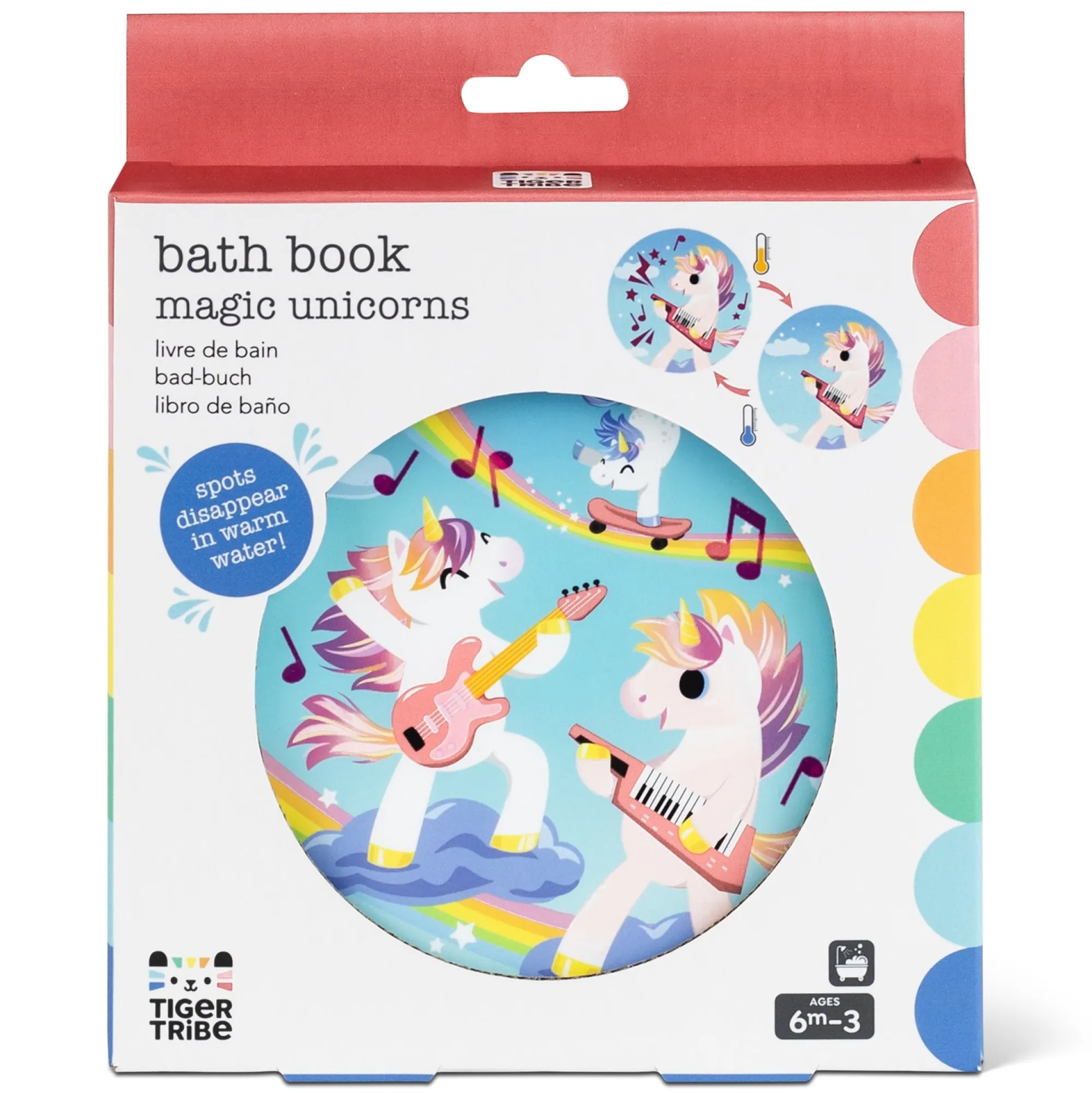 unicorns__dinosaurs_bath__0.webp Tiger Tribe Travel | Books>Unicorns & Dinosaurs Bath Books - 6M+