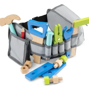 New Classic Toys Wooden Toys | Pretend Play>Wooden Tool Belt Set - 3+